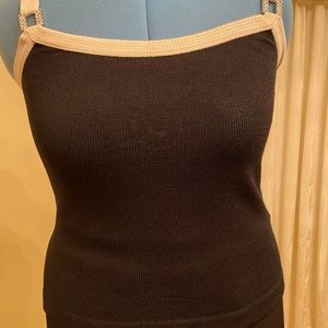 St. John Evening top. Paillettes and rhinestones. Size 1